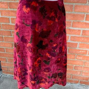 Patrick Mendes velvet skirt